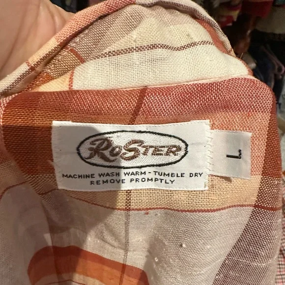 Roster vintage men's 70s shirt - Picture 2 of 2